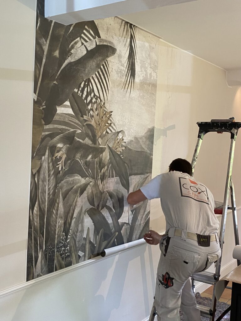 pose de papier peint